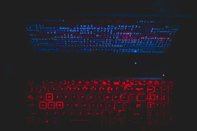 Photo of a computer showing code. Credit: Rahul Pandit. 