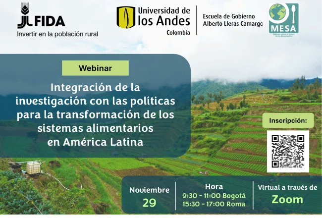 Imagen webinar MESA colombia y FIDA