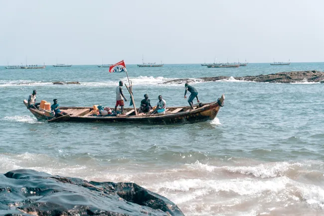 Small scale fishing photo. Credit: Seyiram Kweku via Pexels. 