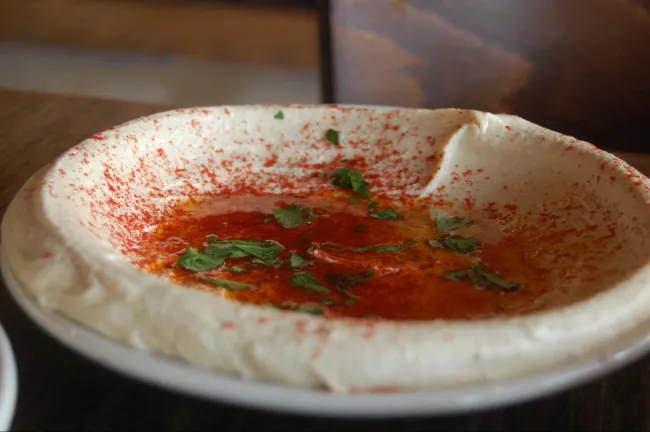 Image: stu_spivack, hummus, Flickr, Creative Commons Attribution-ShareAlike 2.0 Generic