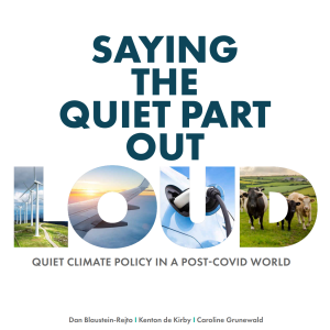 Saying the quiet part out loud - report cover